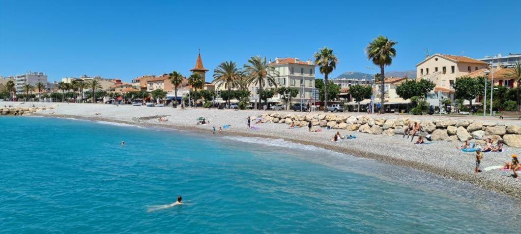 Grand Studio Tres Agreable Avec Bar, Cuisine Et Terrasse 滨海卡涅 外观 照片