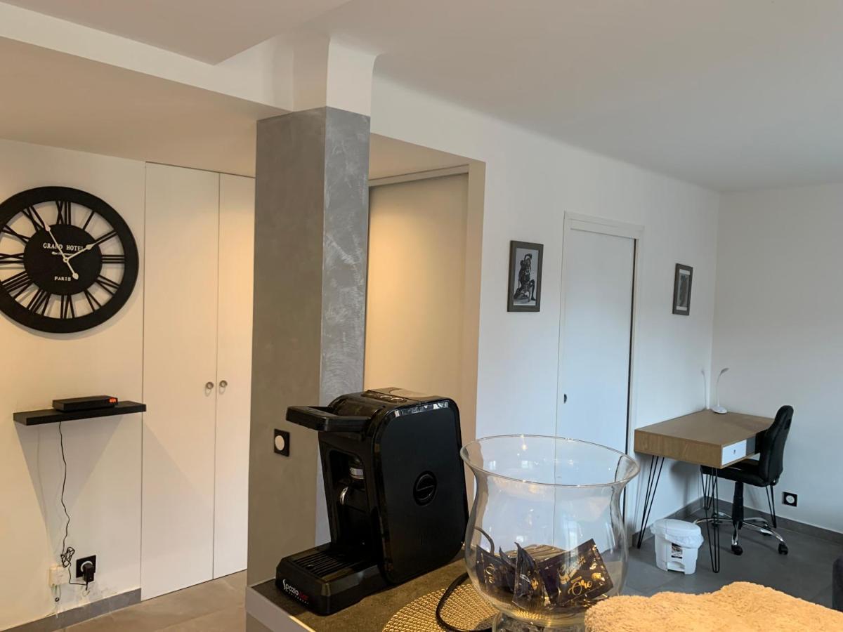 Grand Studio Tres Agreable Avec Bar, Cuisine Et Terrasse 滨海卡涅 外观 照片
